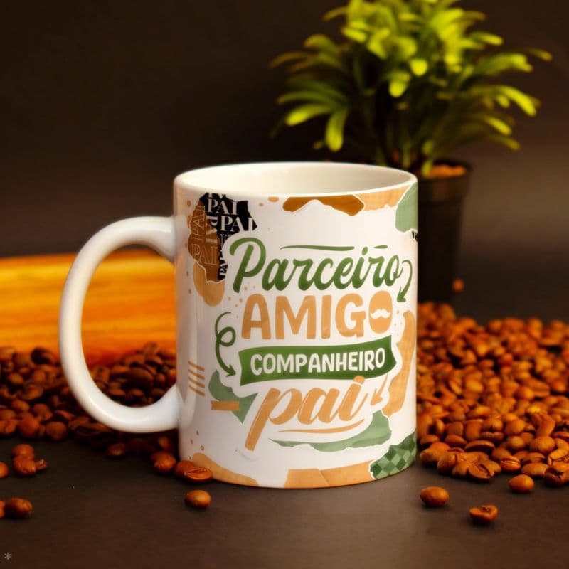 Caneca personalizada dia dos Pais, caneca papai, caneca pai, presente dia dos pais