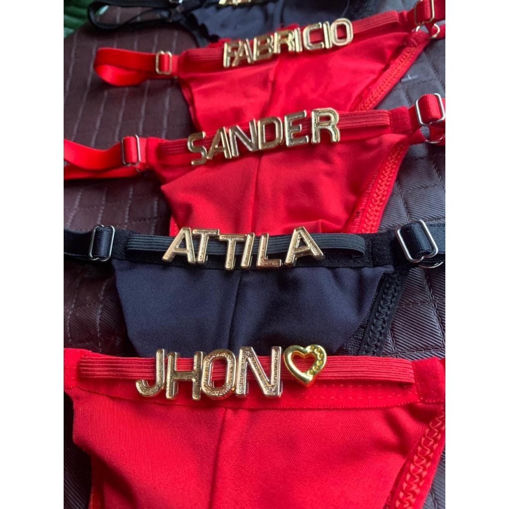 calcinha personalizada com nome que desejar.