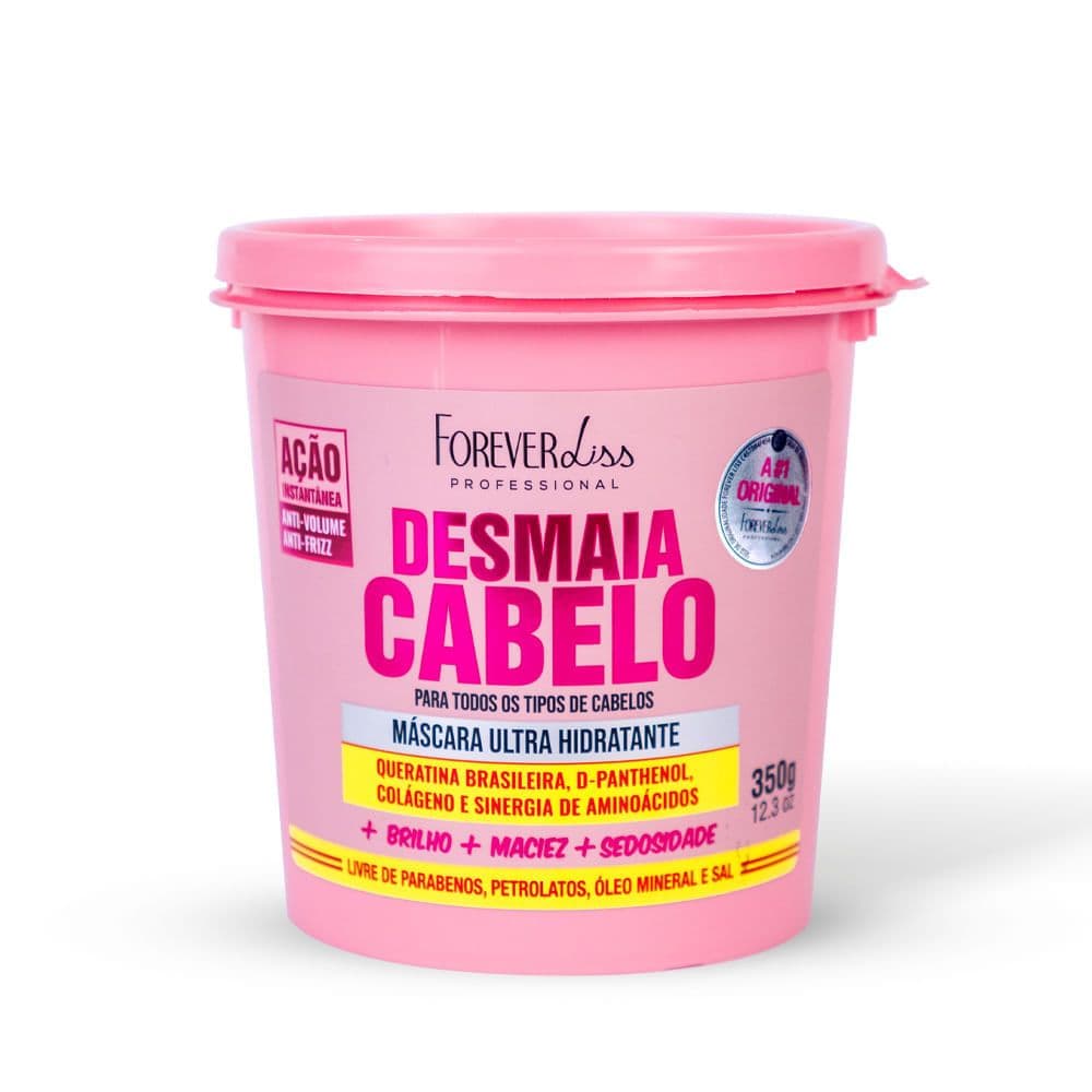 Máscara Desmaia Cabelo Forever Liss 350g