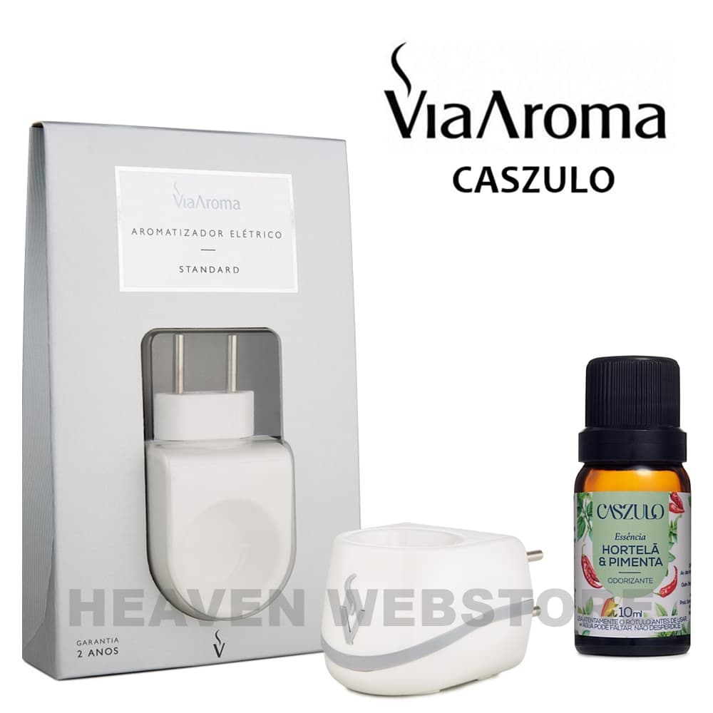 Aromatizador Standard + 1 Essencia CASZULO Via Aroma - ESCOLHA SUA OPÇÃO - Difusor ambiente