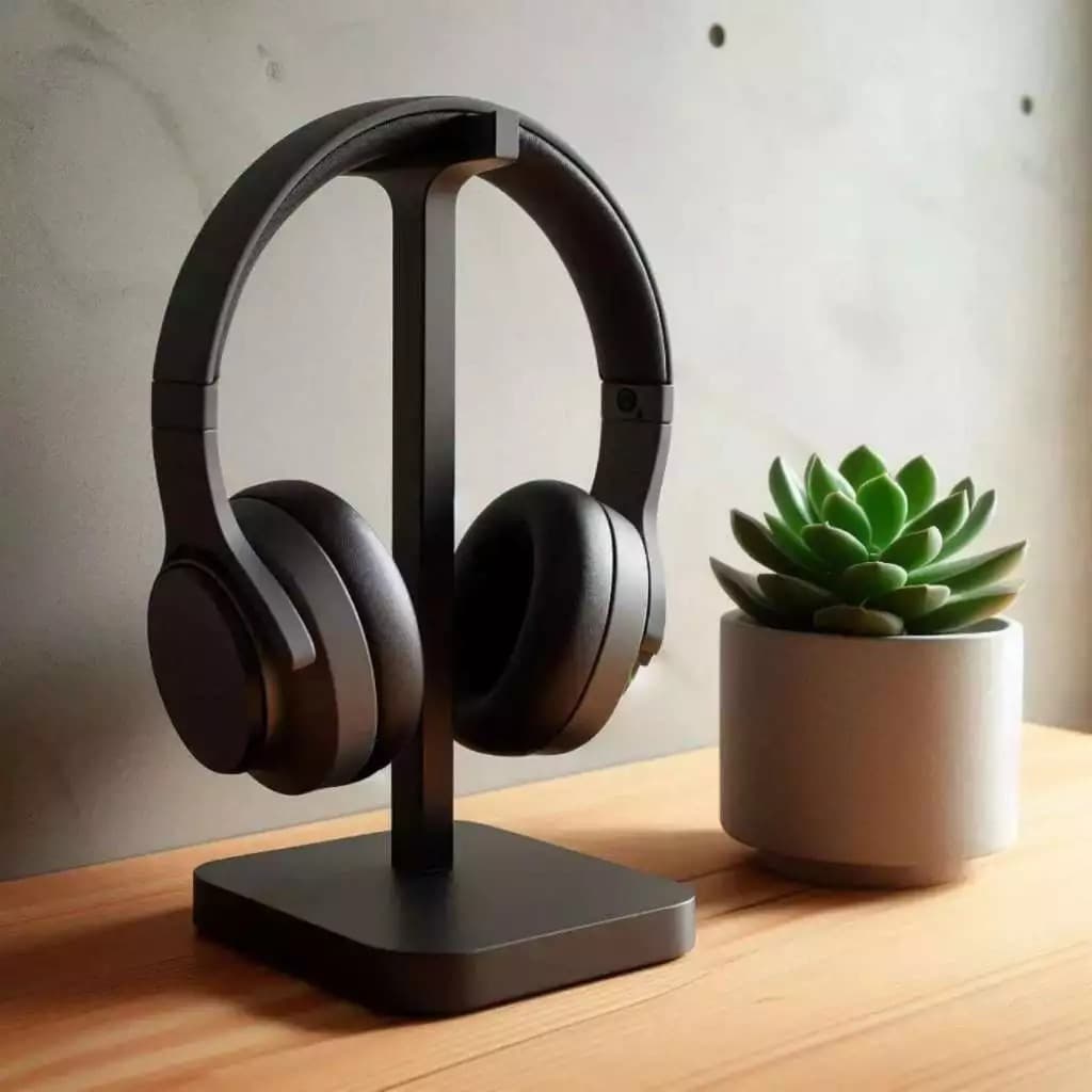Suporte Porta Headphone, Headset e Fone De Ouvido de Mesa