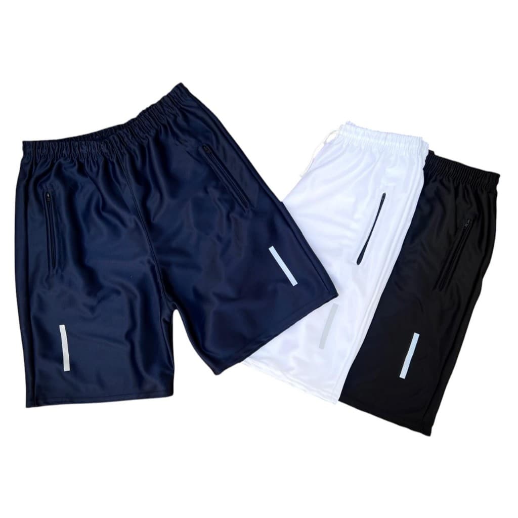 Kit 3 Shorts Bermudas Básicas Masculinas Cores Neutras Pronta Entrega