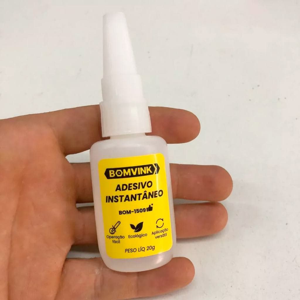 KIT Cola Instantânea 10 Unidades Para Reparos E Uso Geral