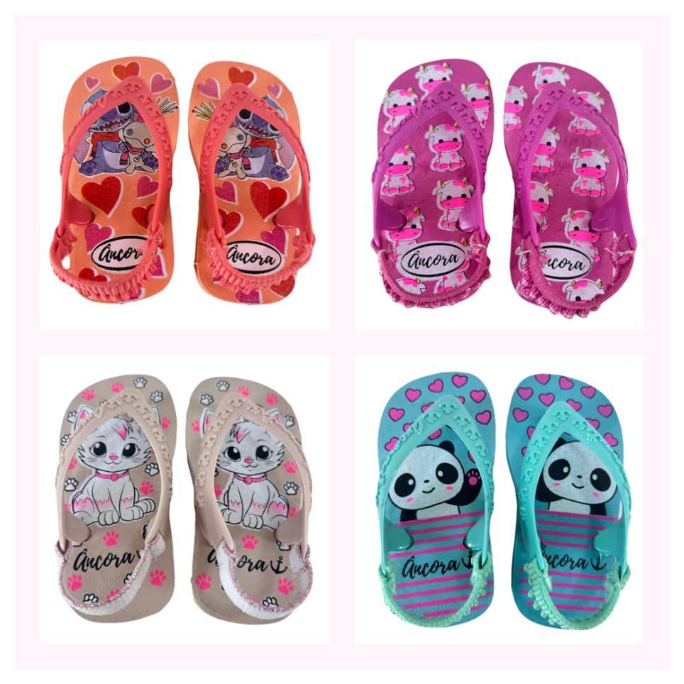 BEBÊ Chinelo Menina 650 Evacop