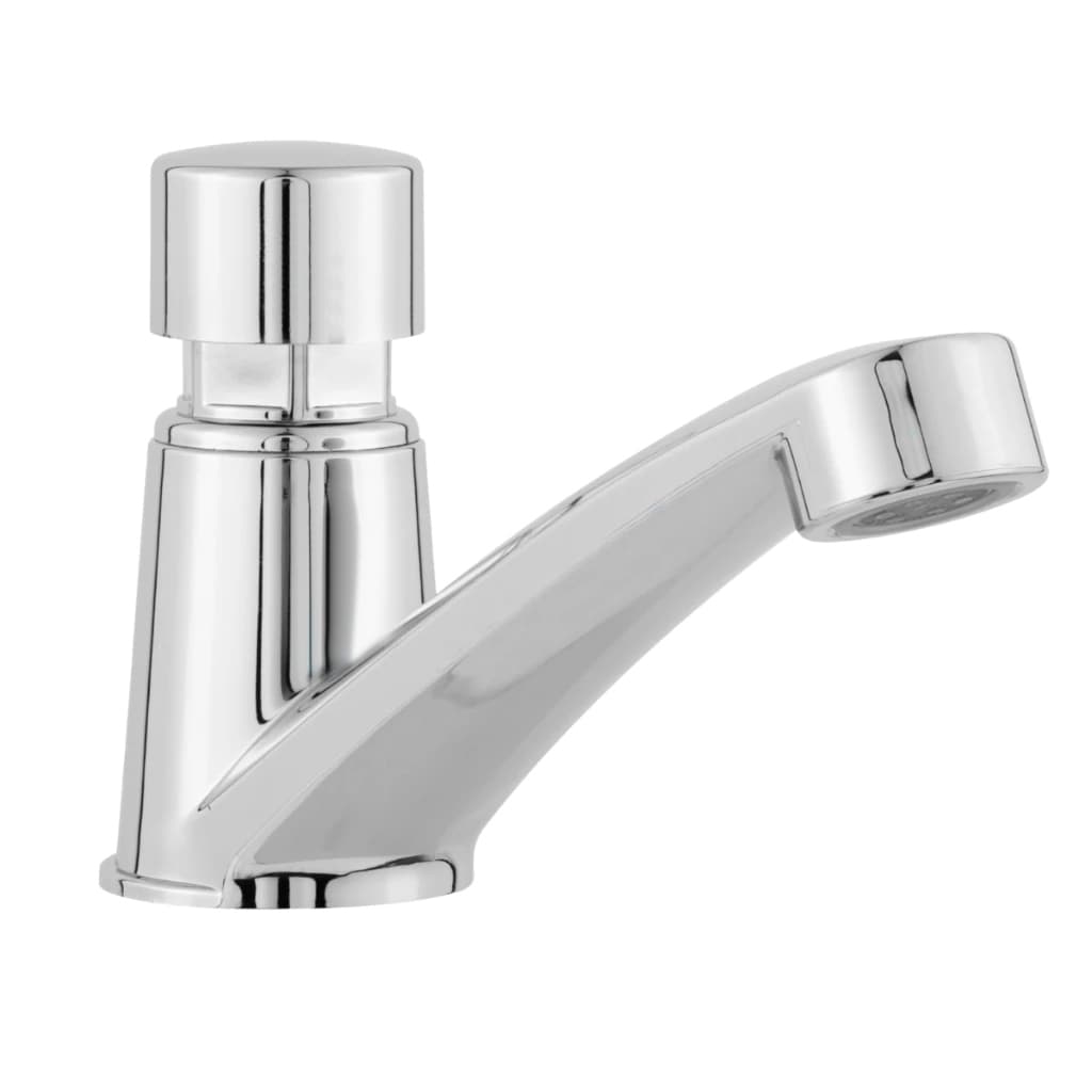 Torneira Automática De Luxo com Temporizador 30s para Banheiro ou Lavatório Cromada em ABS
