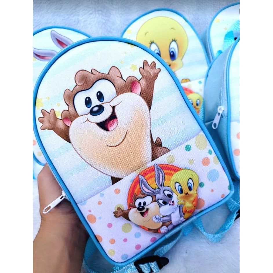 Kit 15 Mochilas Looney Tunes Personalizadas, lembrancinha Festa Infantil, aniversário, mochilinhas