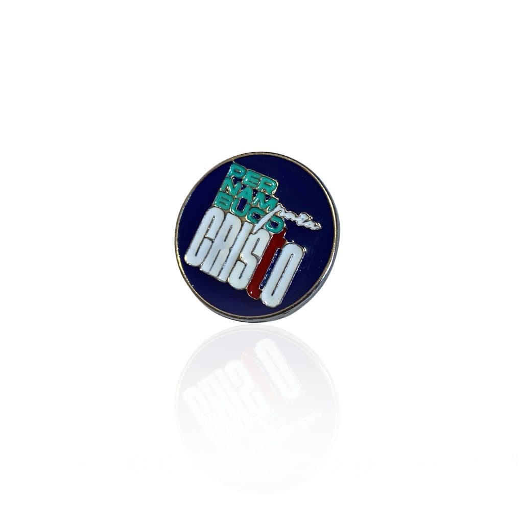 Pin Broche Cristão Pernambuco Para Cristo Botton Lapela Terno Personalizado Metal Esmaltado