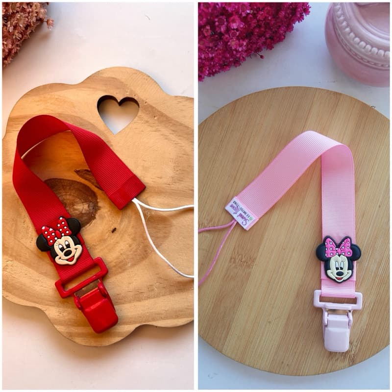 Prendedor de Chupeta Minnie