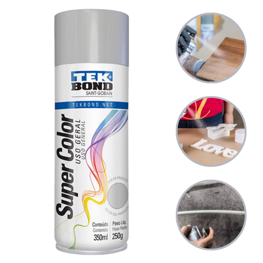 Tinta Spray Aerossol Primer Fundo Preparador Uso Geral 350ML 250G