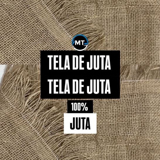 Tecido Tela de Juta X 1 Mts Largura