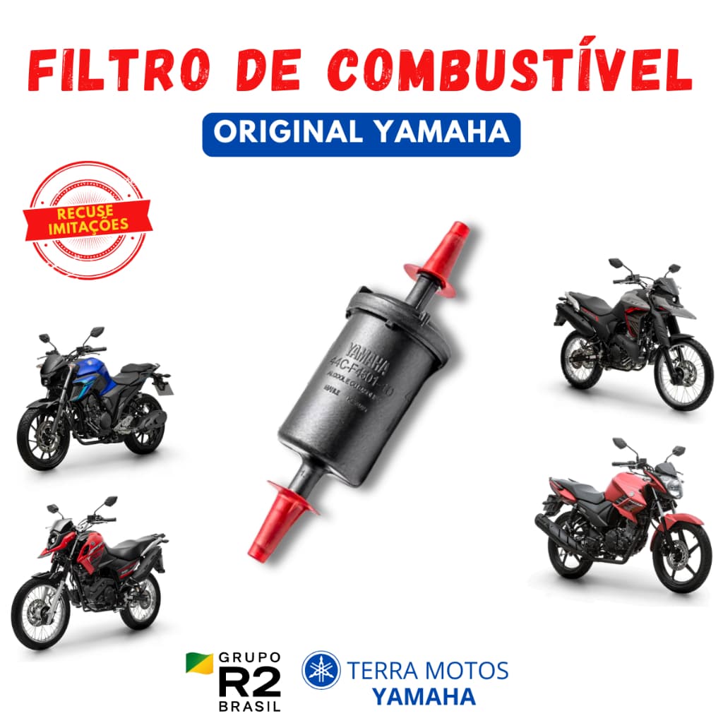 Filtro de Combustível Original Yamaha Yamalube (KIT COM 10 UNIDADES)