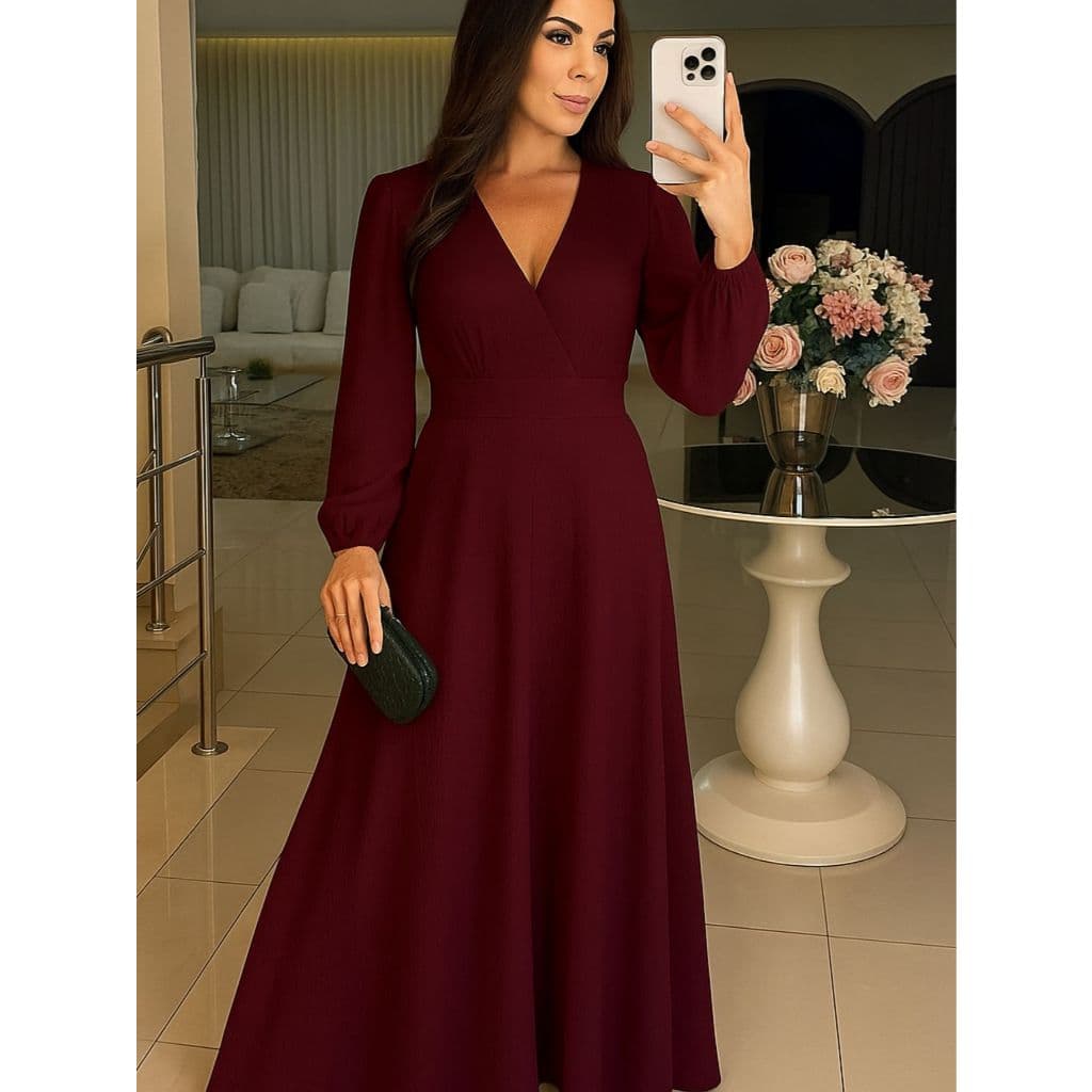 Vestido Elva Com Decote