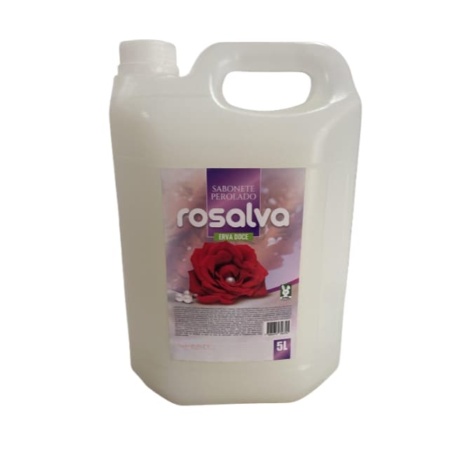 Sabonete Líquido Perolizado 5L Erva Doce Rosalva