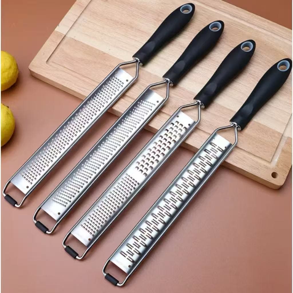 Ralador Zester Profissional Inox – Para Raspas de Limão, Laranja, Queijo e Mais