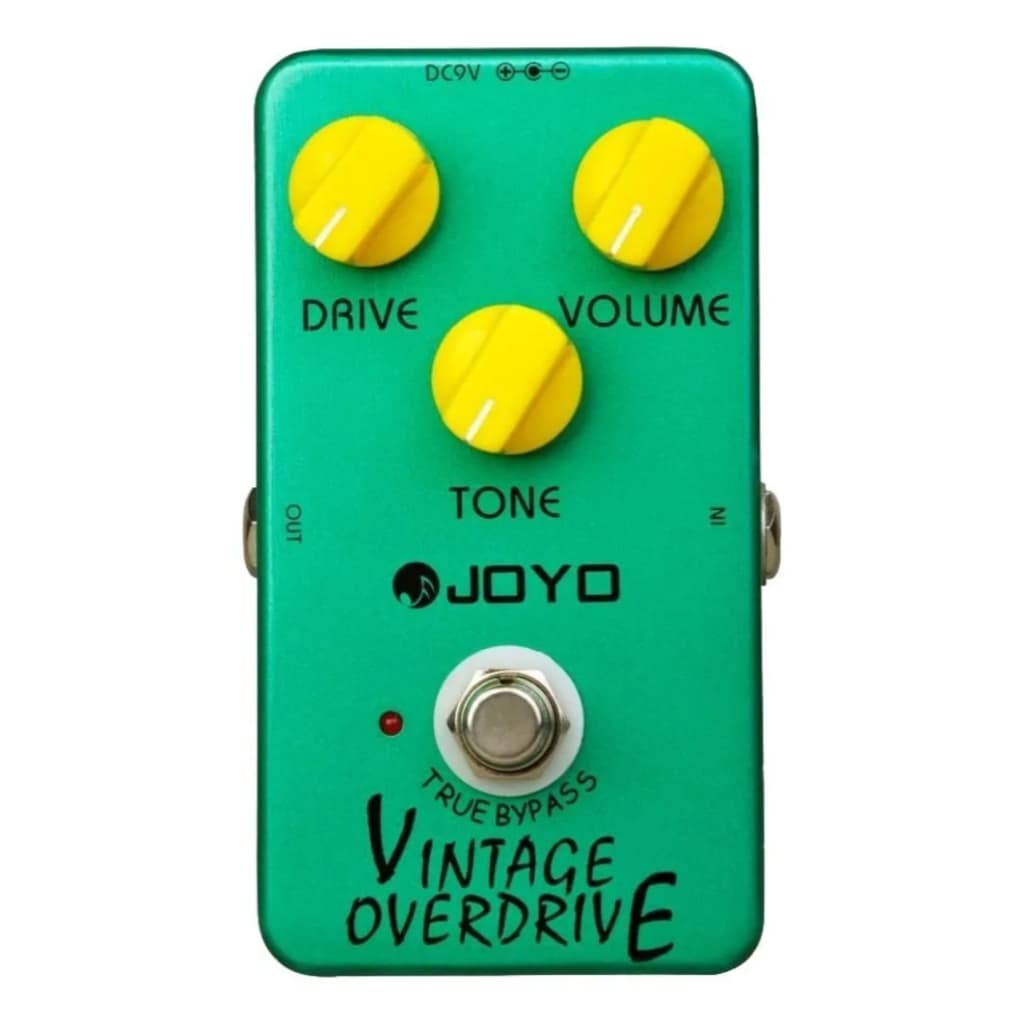 Pedal Efeito Guitarra Joyo Jf01 Vintage Overdrive verde tube screamer JF-01