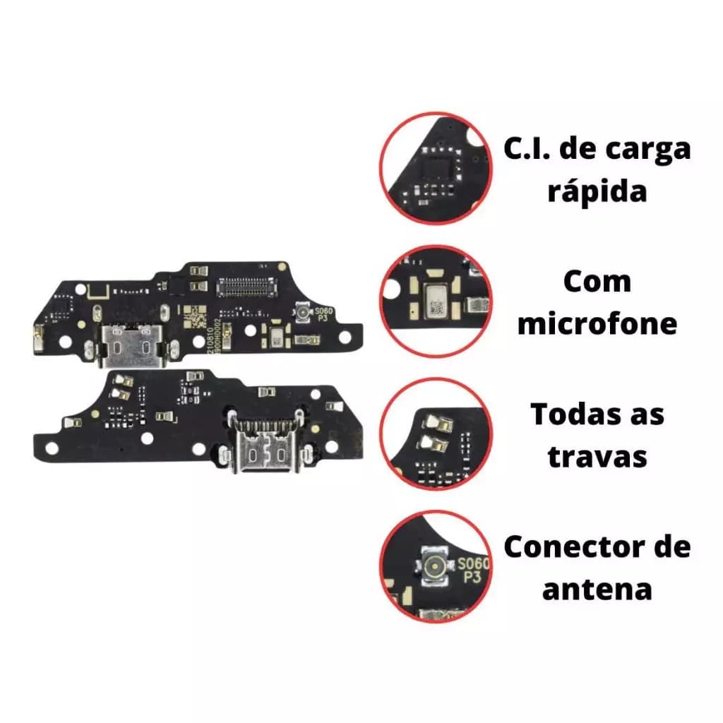 Conector Placa Dock de Carga Compatível E20