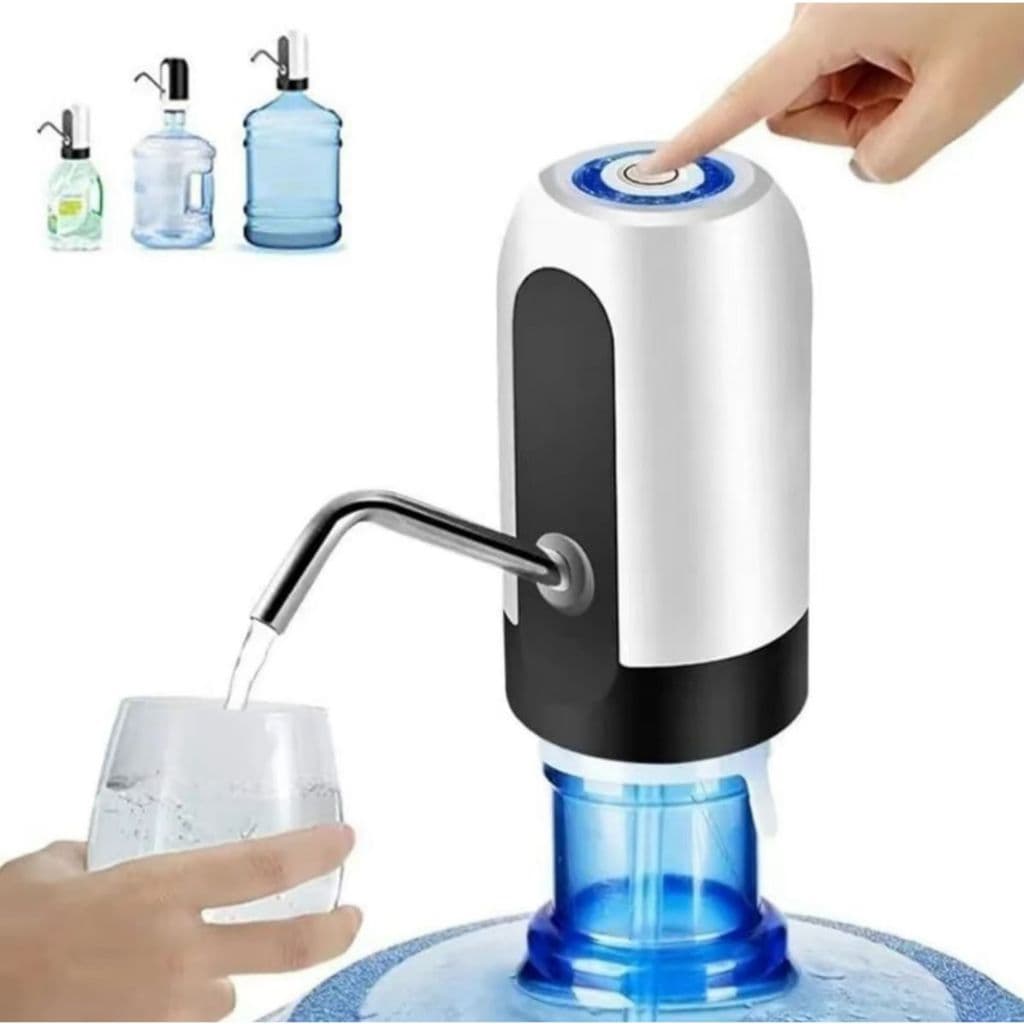Bomba Elétrica Universal com Carregamento USB para Galão Garrafão de agua