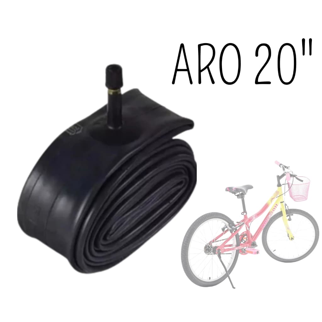 CAMARA DE AR BICICLETA ARO 20 KENDA BICO GROSSO 20X1.75 BICO 35MM