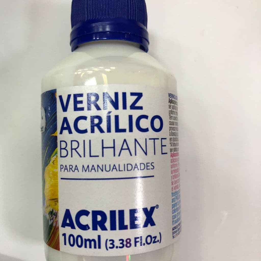 Verniz acrilico brilhante
