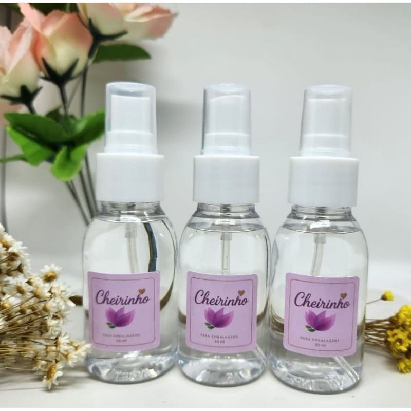 Água Perfumada Cheirinho Para Embalagem Tecido Aromatizante 60ml