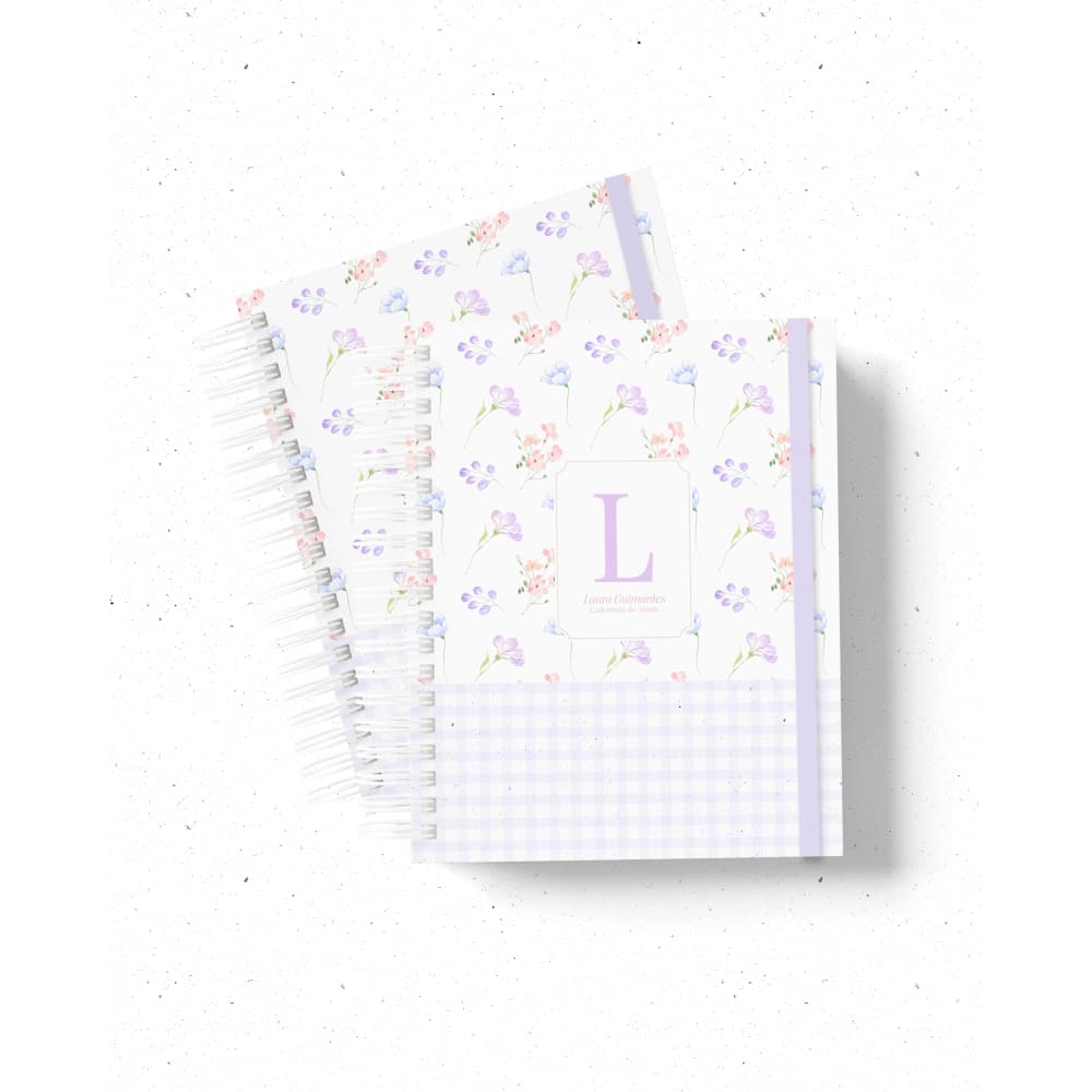 - Caderneta de Vacinação Clean – Feminina, com tema neutro e elegante, elástico - Menina