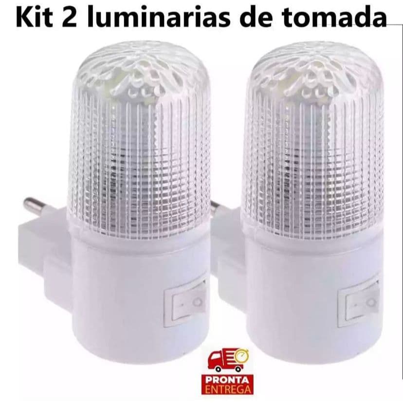 luminária de tomada abajur de led bivolt para sala quarto luz noturna