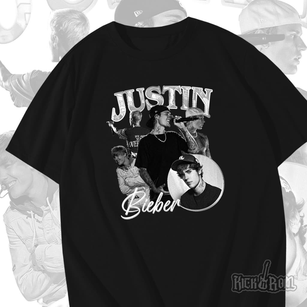 Camiseta Unissex Justin Bieber Graphic