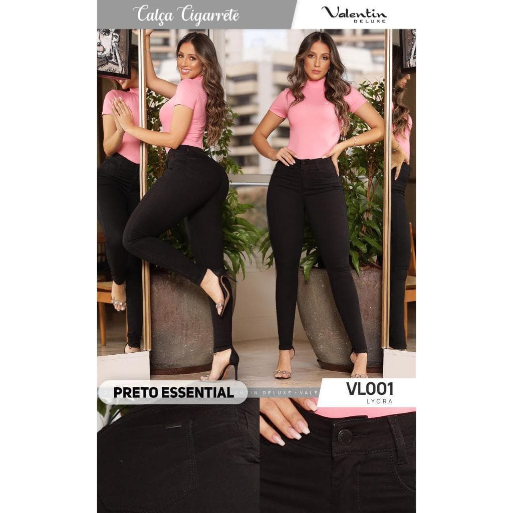 Calça Jeans Feminina Valentin Jeans Deluxe - calça jeans feminina
