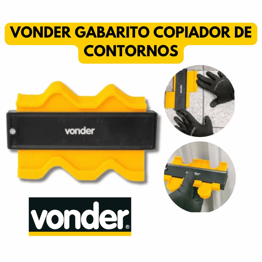 Vonder Gabarito Copiador De Contornos 14 Cm