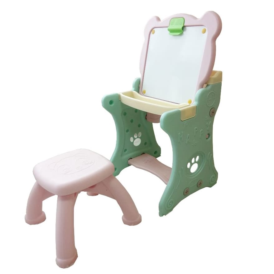 Mesa e Lousa Didática Infantil Pintura 2 em 1 Com Canetinhas Importway