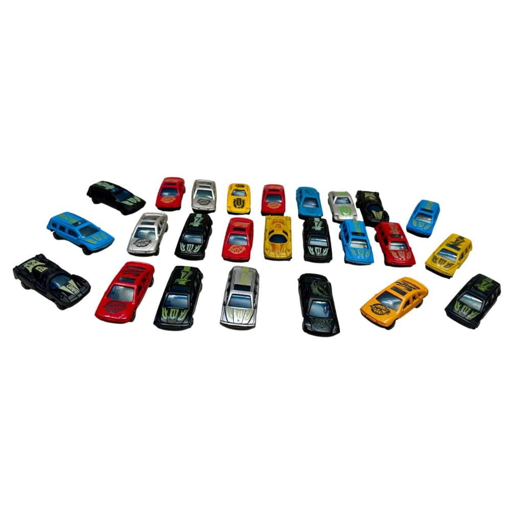 Mini Carrinhos 25 Peças Carro Miniatura Roda Livre Conjunto