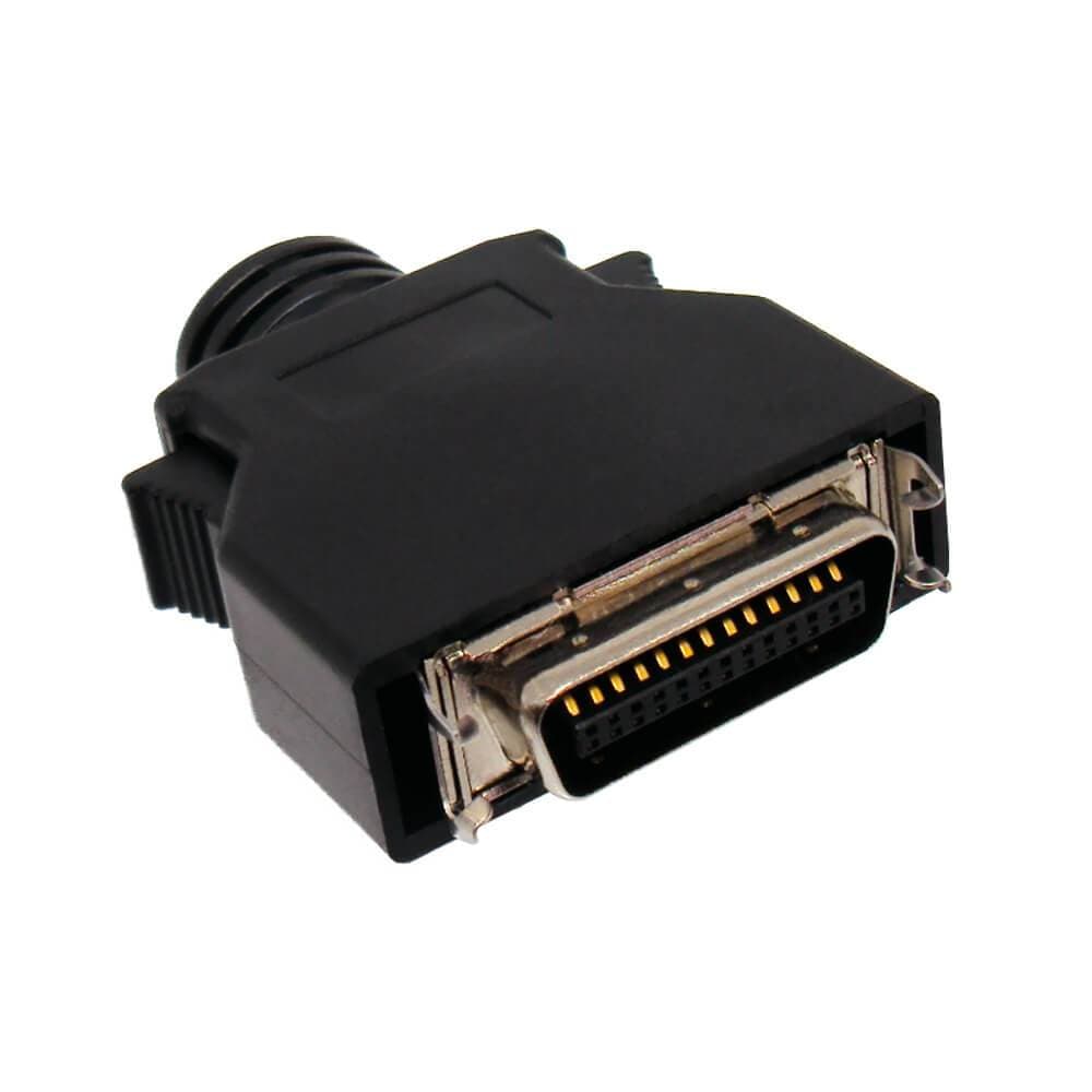 CONECTOR REPARO P/ CABO D1 SCANNER RASTHER 3 - C/ TRAVA - CONECTOR MACHO CN26P