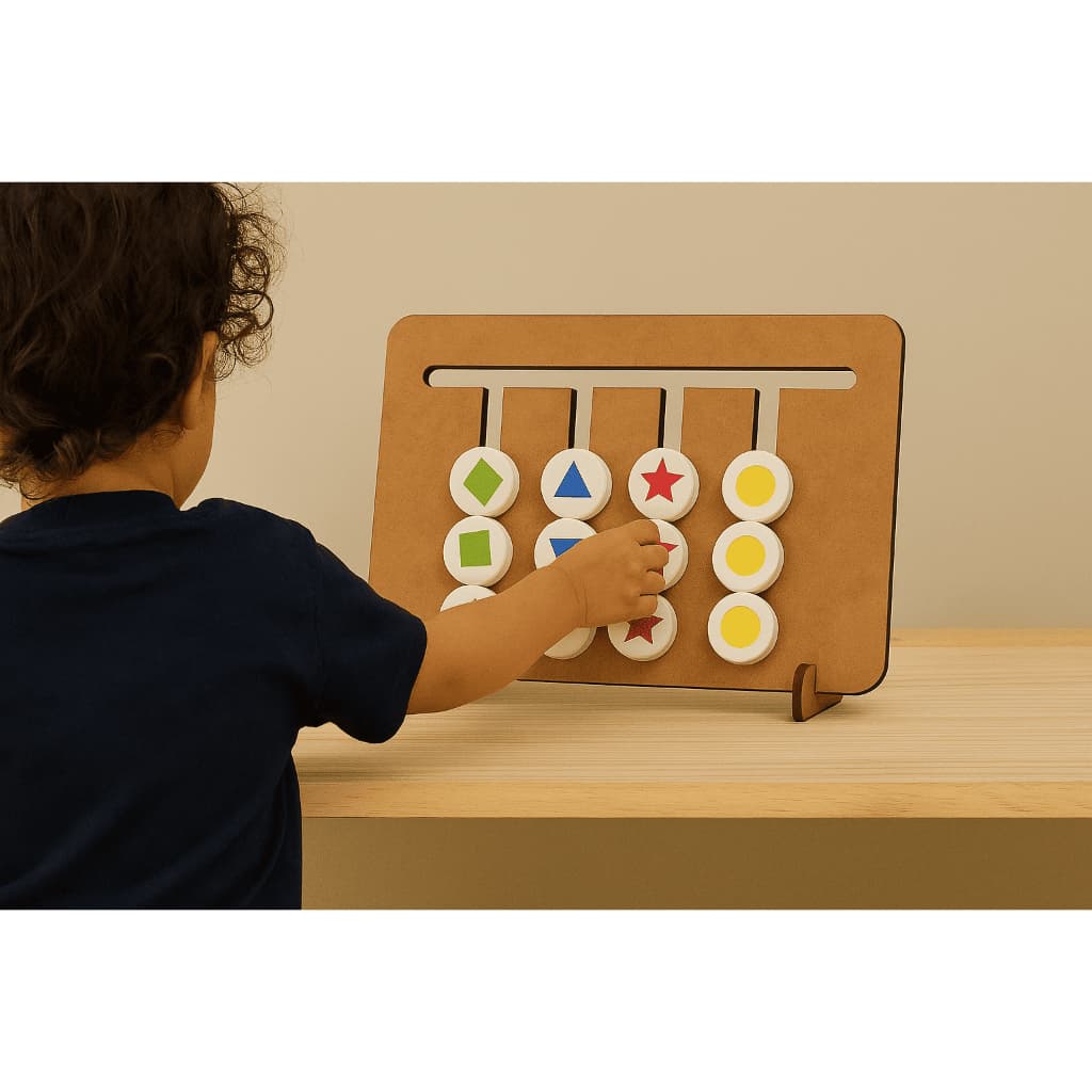brinquedo educativo - sequência lógica das cores  - brinquedo pedagógico / montessori