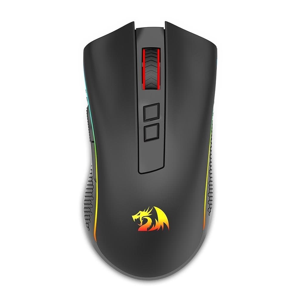 Mouse gamer Redragon - Cobra Pro - RGB, Sem-fio, Cabo Paracord, Sensor PMW3335, 16k DPi, 1000Hz