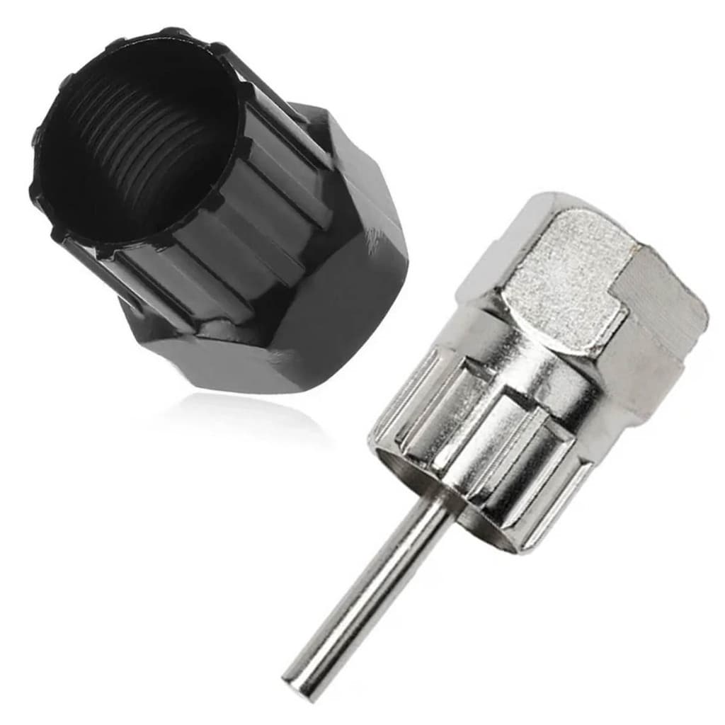 Chave Extrator Disco Central Com Guia De Cassete Lok + Chave Extrator Catraca K7 Roda Livre Cassete