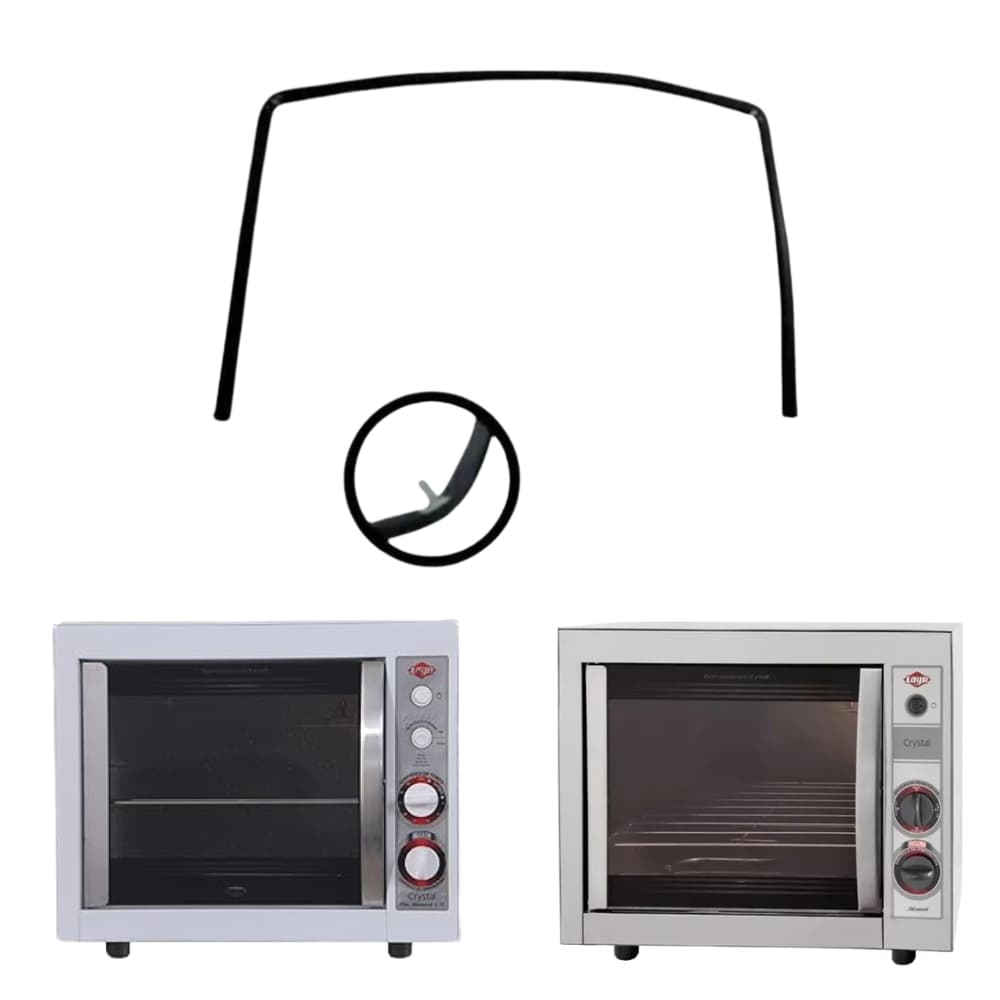Borracha Para Forno Layr Crystal 35x25cm Borracha Térmica Peça Reposição