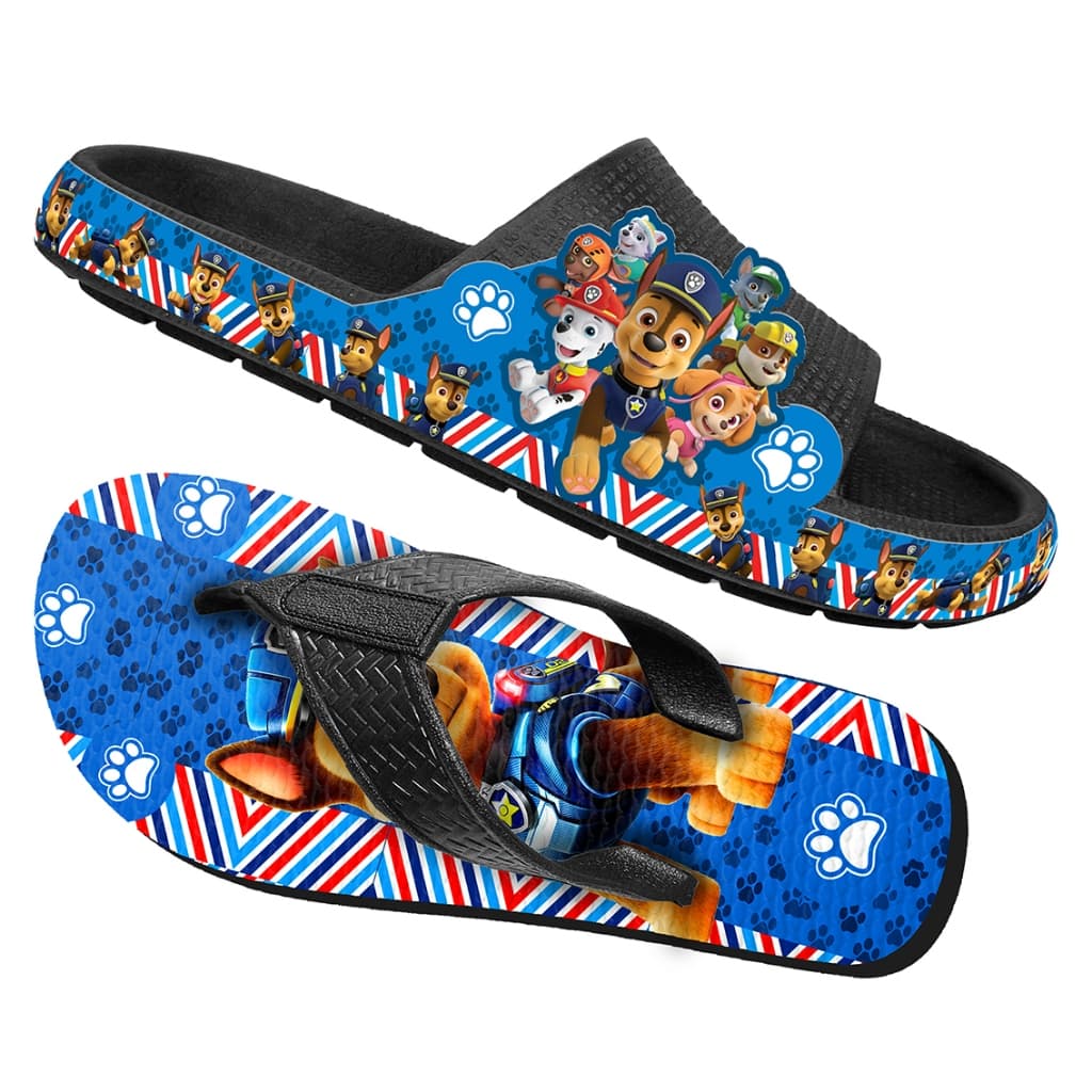 KIT Chinelo Nuvem + Chinelo Borracha Sandália Infantil Confortável Desenhos estampas Personagem