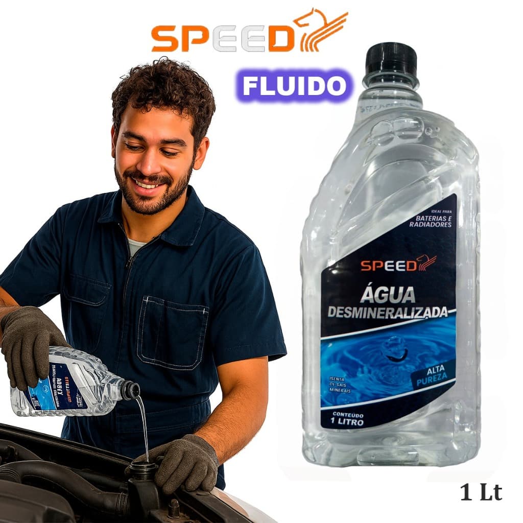 Água Desmineralizada 1Litro Impurezas Zero
