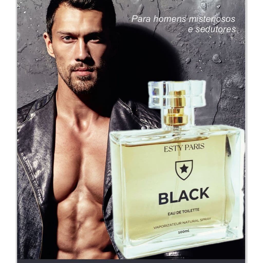 O Melhor Perfume Masculino do Mundo com Feromônio Masculino o mais vendido BLACK Paris