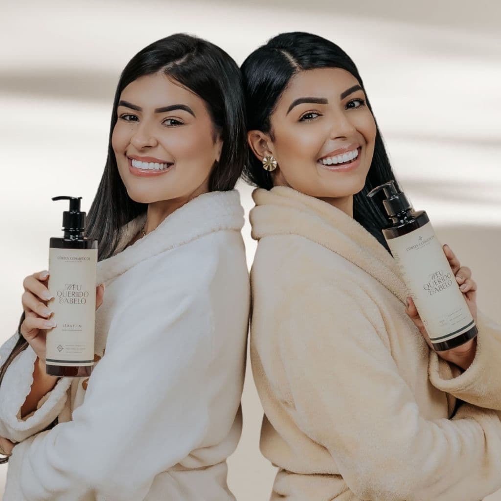 KIT DUPLA MÁGICA Côrtes Cosméticos: Shampoo e Leave-in (3 EM 1) para Hidratação e Proteção Completa