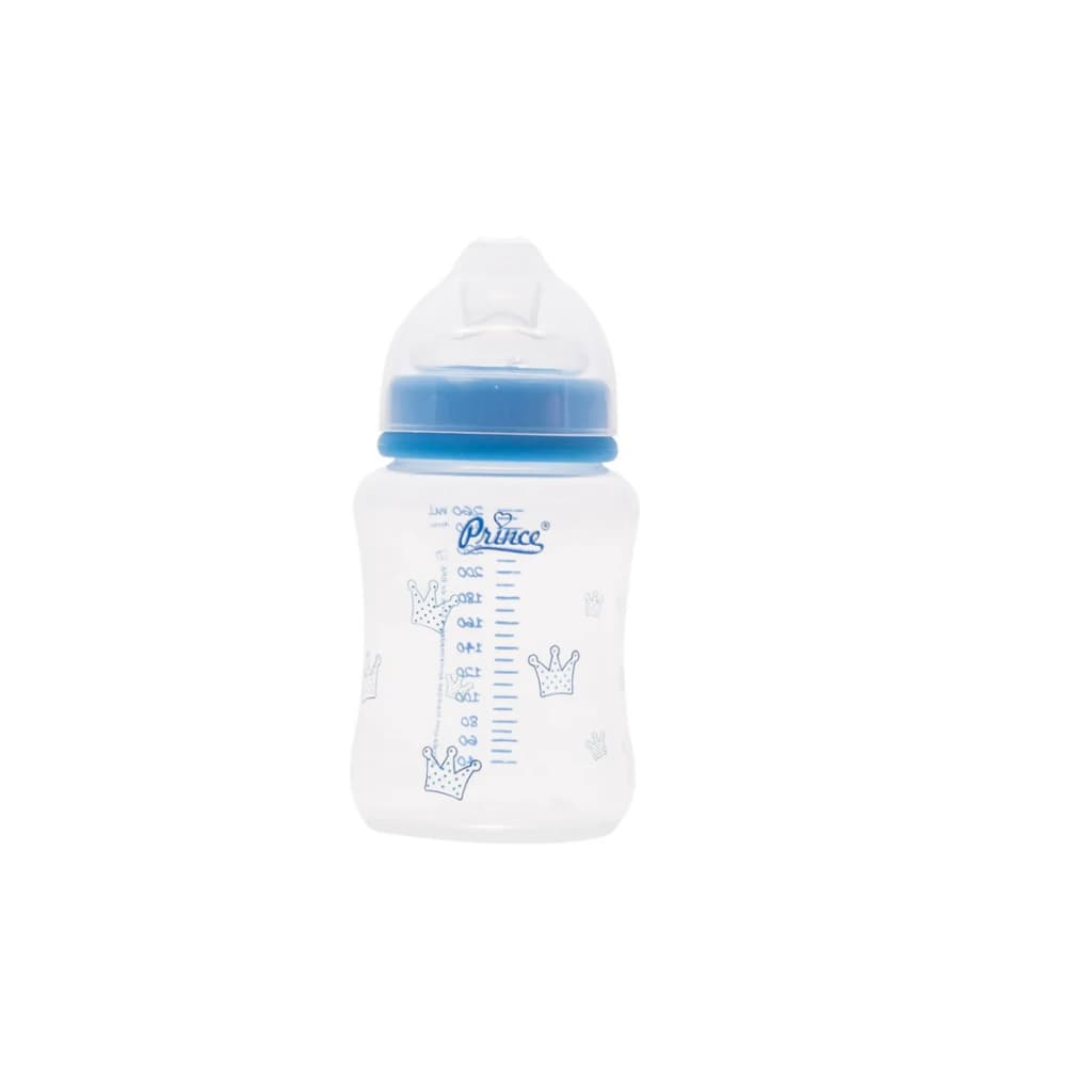 Mamadeira Acinturada 90ml RN Com Bico Orto  Prince Azul ou Rosa ML- (B.A.RN.S)