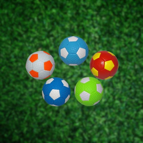 Bola de Futebol Infantil Colorida Brinquedo para Crianças Pequenas Casa Ar livre