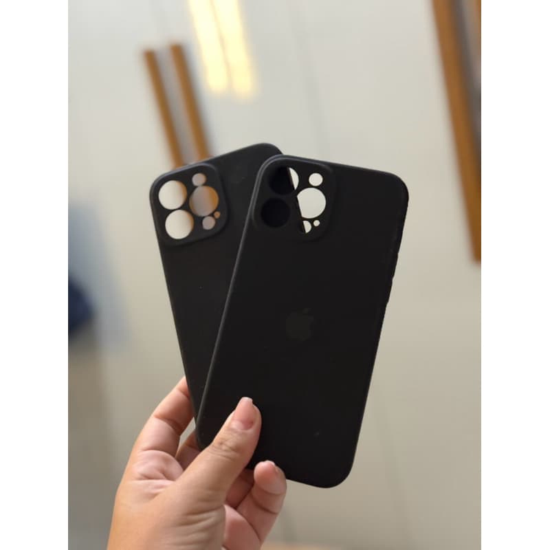 Capinha iPhone 13 Pro Max Silicone Macio | Capa Apple Style com Forro Aveludado | Case Antichoque
