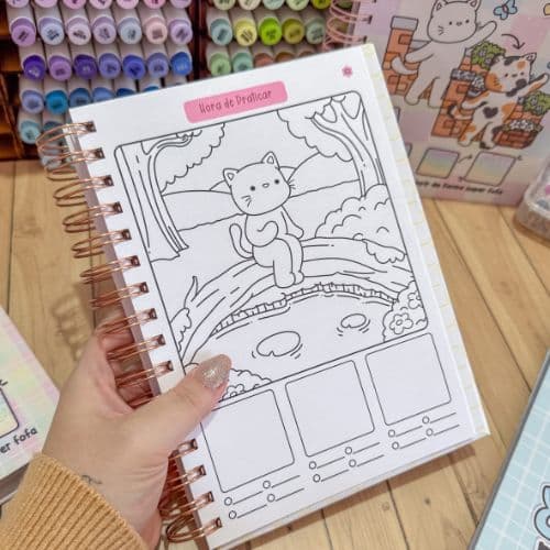 CADERNO/LIVRO APRENDENDO A COLORIR EDIÇÃO ESPECIAL