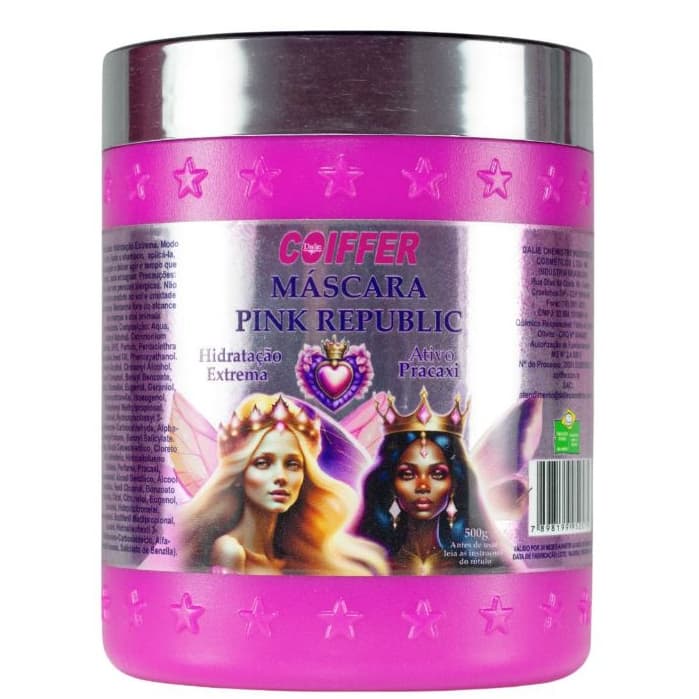 Máscara Pink Republic Coiffer 500g Hidratação Extrema