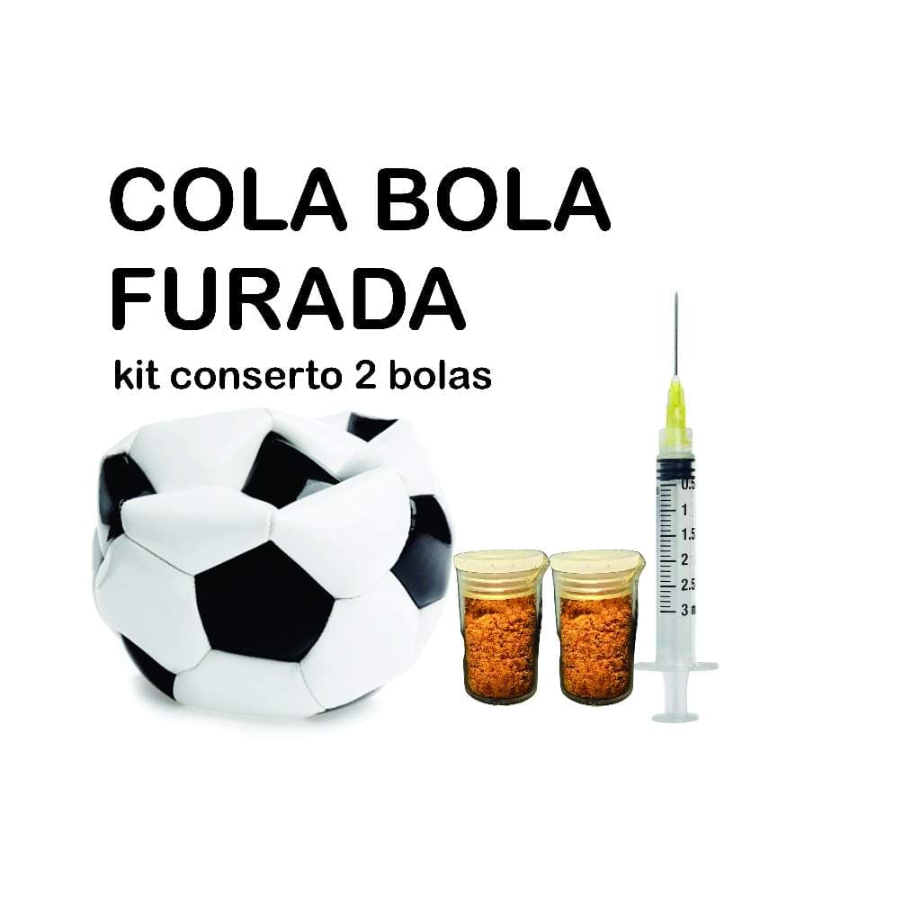 Vedabol – Kit Para Conserto de – Bolas de Futebol – Vôlei – Futevôlei – Basquete – Futsal – 2 Doses Cola