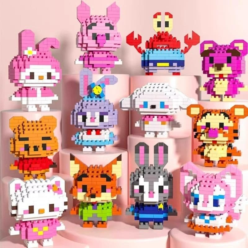 Blocos de montar infantil Brinquedo educativo Mini brinquedos Brinquedo Blocos de construção de partículas pequenas