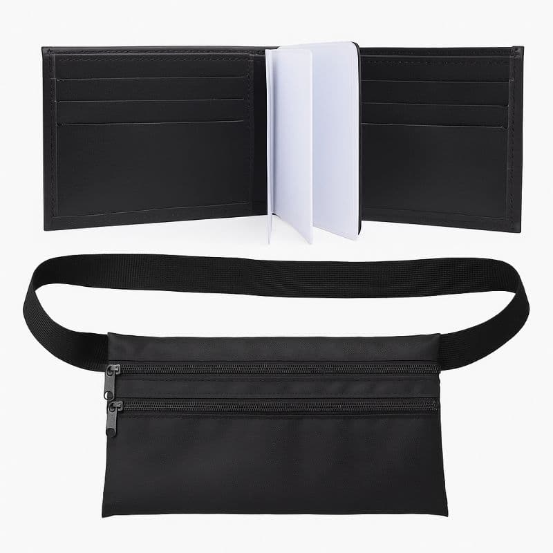 Kit Completo Porta Dólar e Porta Documentos — Segurança e Praticidade em Viagens!