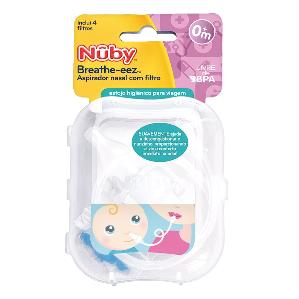Aspirador Nasal Com Filtro + Esojo - Nuby