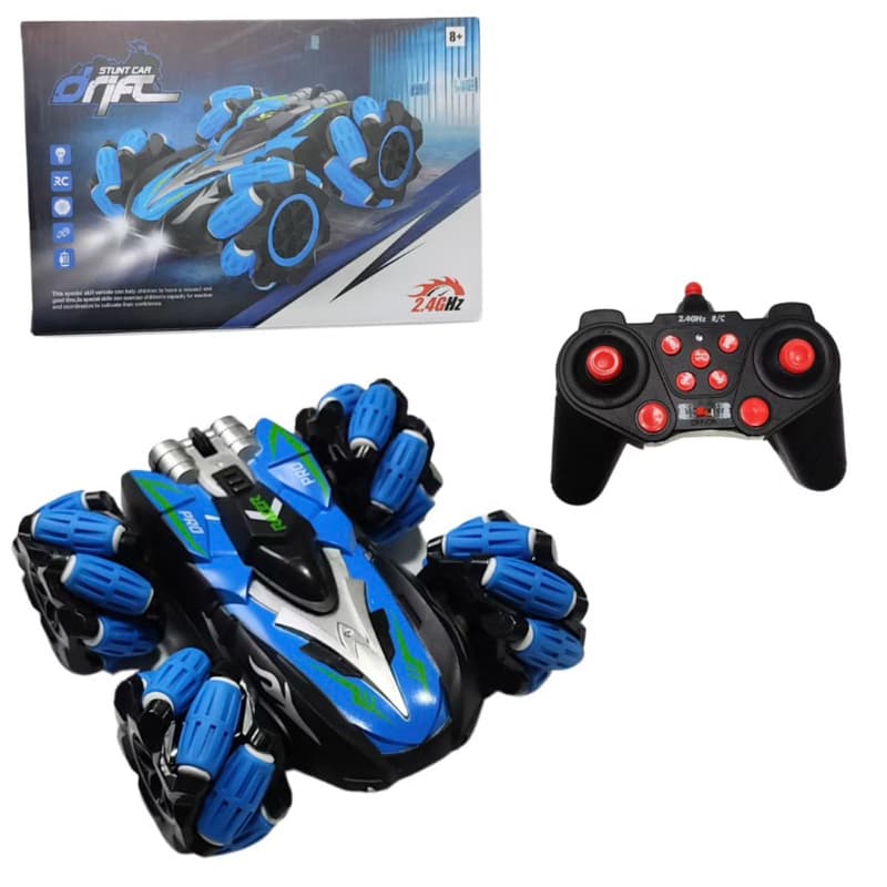 Carrinho Controle Remoto Acrobático Stunt Racing Drift Gira 360